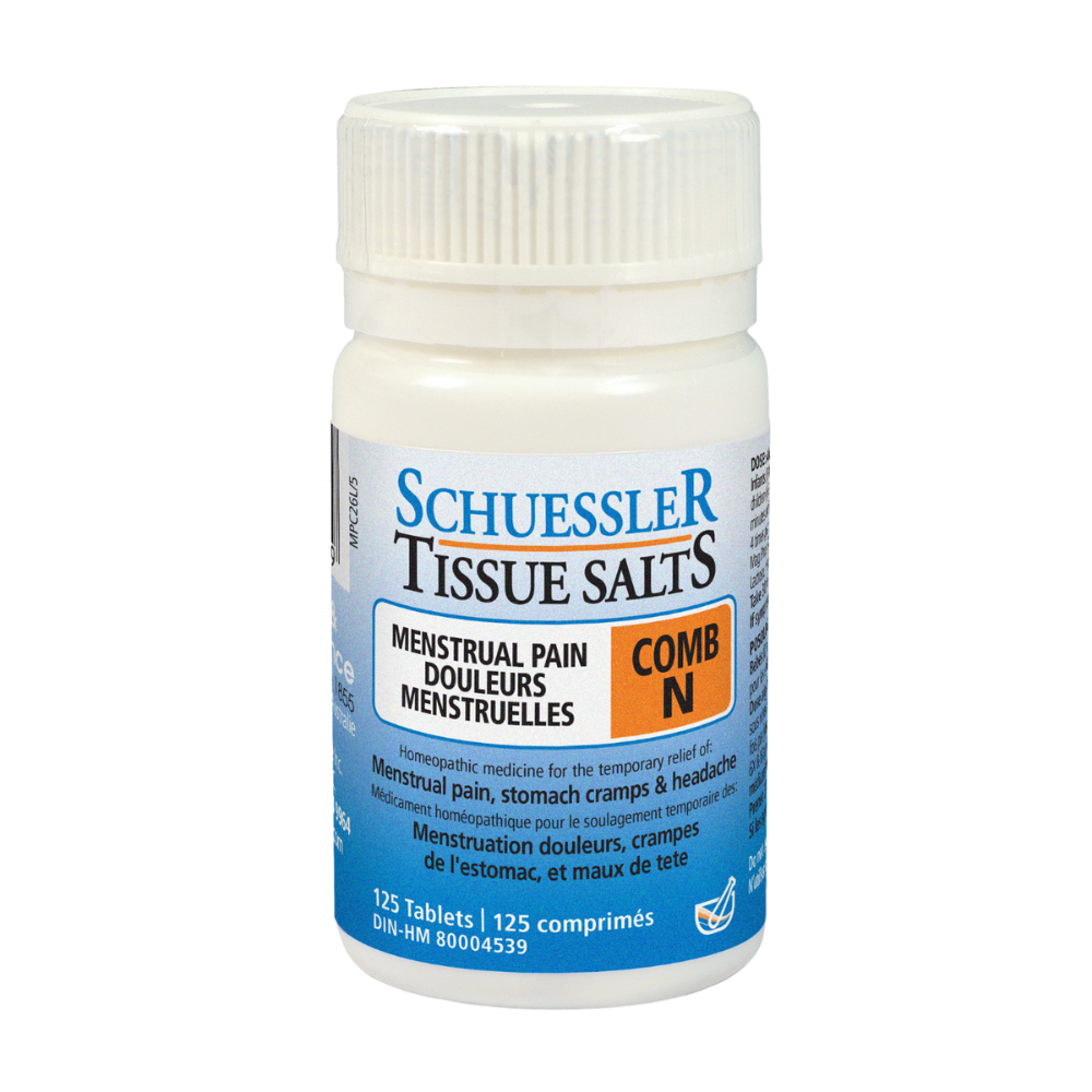 Schuessler Tissue Salts - Menstrual Pain COMB N (125 Tablets) - Lifestyle Markets