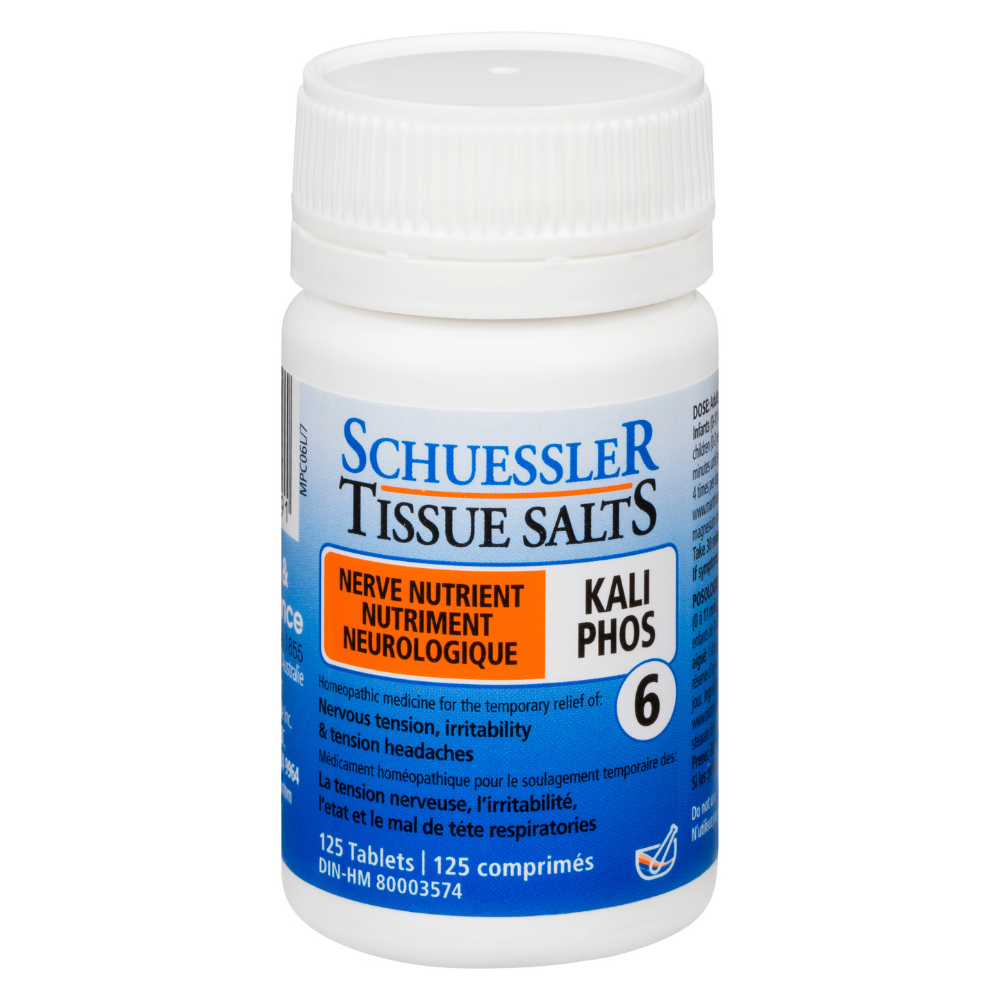 Schuessler Tissue Salts - Kali Phos No. 6 (125 Tablets) - Lifestyle Markets