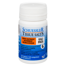 Schuessler Tissue Salts - Kali Phos No. 6 (125 Tablets) - Lifestyle Markets