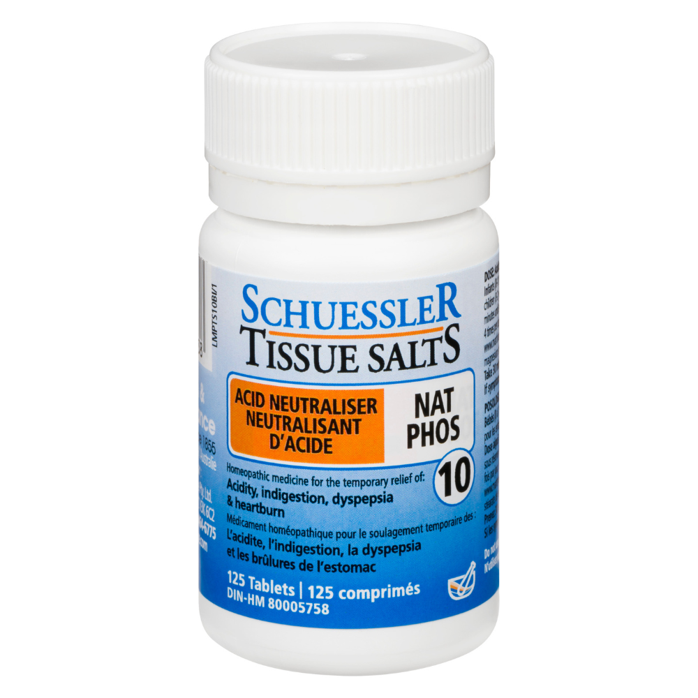 Schuessler Tissue Salts - Nat Phos No. 10 (125 Tablets) - Lifestyle Markets
