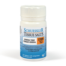Schuessler Tissue Salts - General Tonic COMB 12 (125 Tablets)