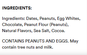 Rxbar Peanut Butter Chocolate Protein Bar (52g) - Lifestyle Markets