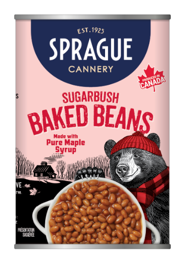 Sprague Sugarbush Baked Beans with Fosterholm Maple Syrup (398ml)