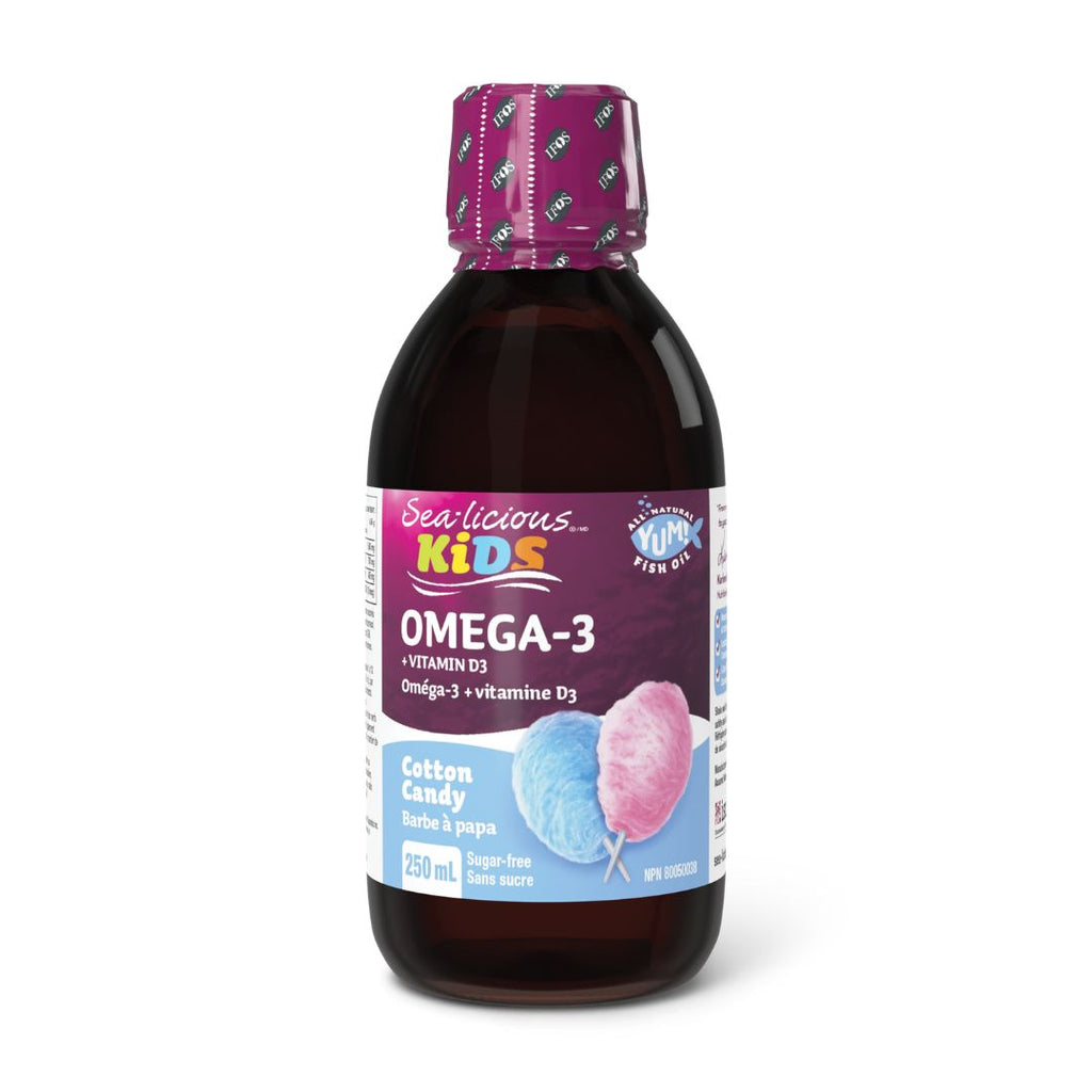 Sea-licious Kids Omega-3  + Vitamin D - Cotton Candy