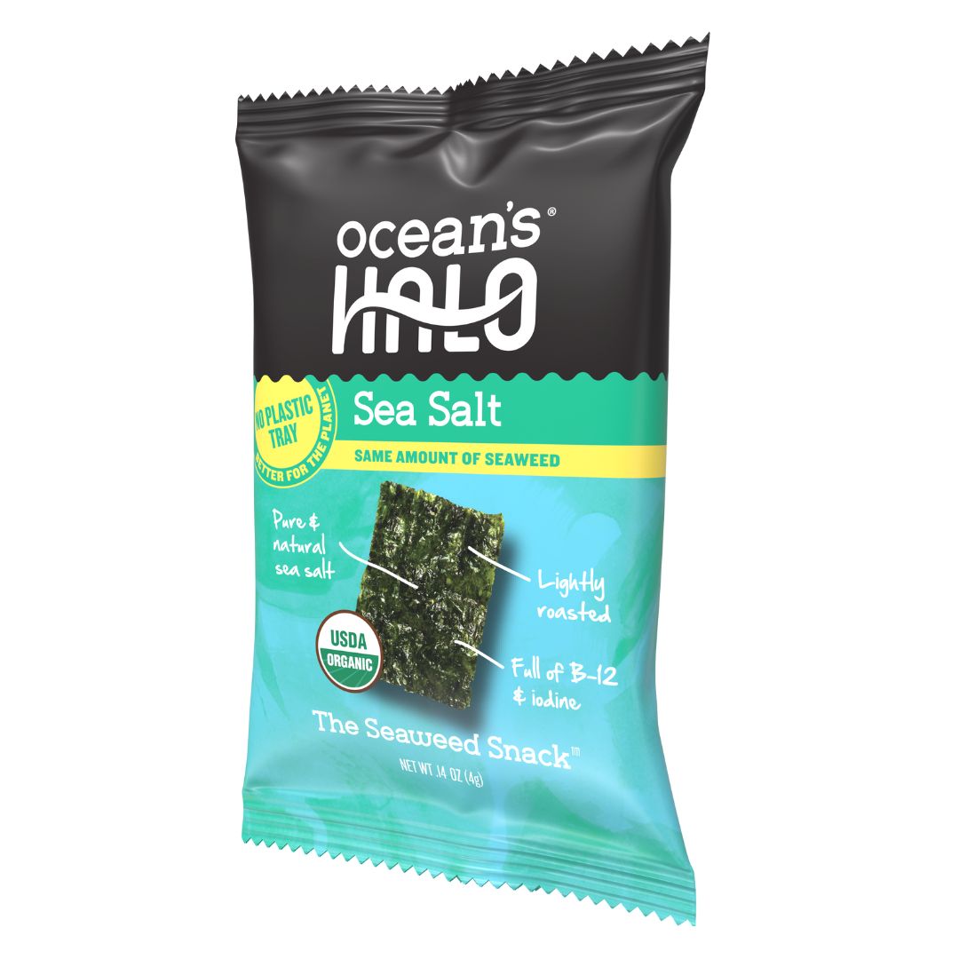 Ocean's Halo Seaweed Snack - Sea Salt (20g) - Lifestyle Markets