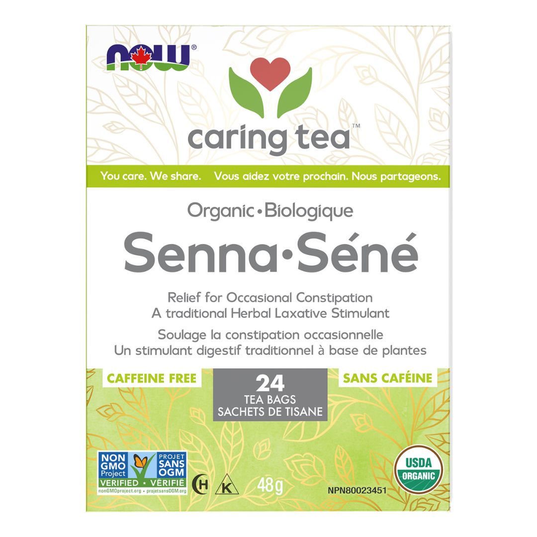 Now Caring Tea Senna (24 Bags) - Lifestyle Markets