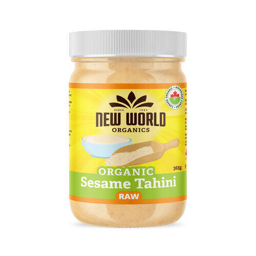 New World Organics Organic Raw Sesame Tahini (365g)