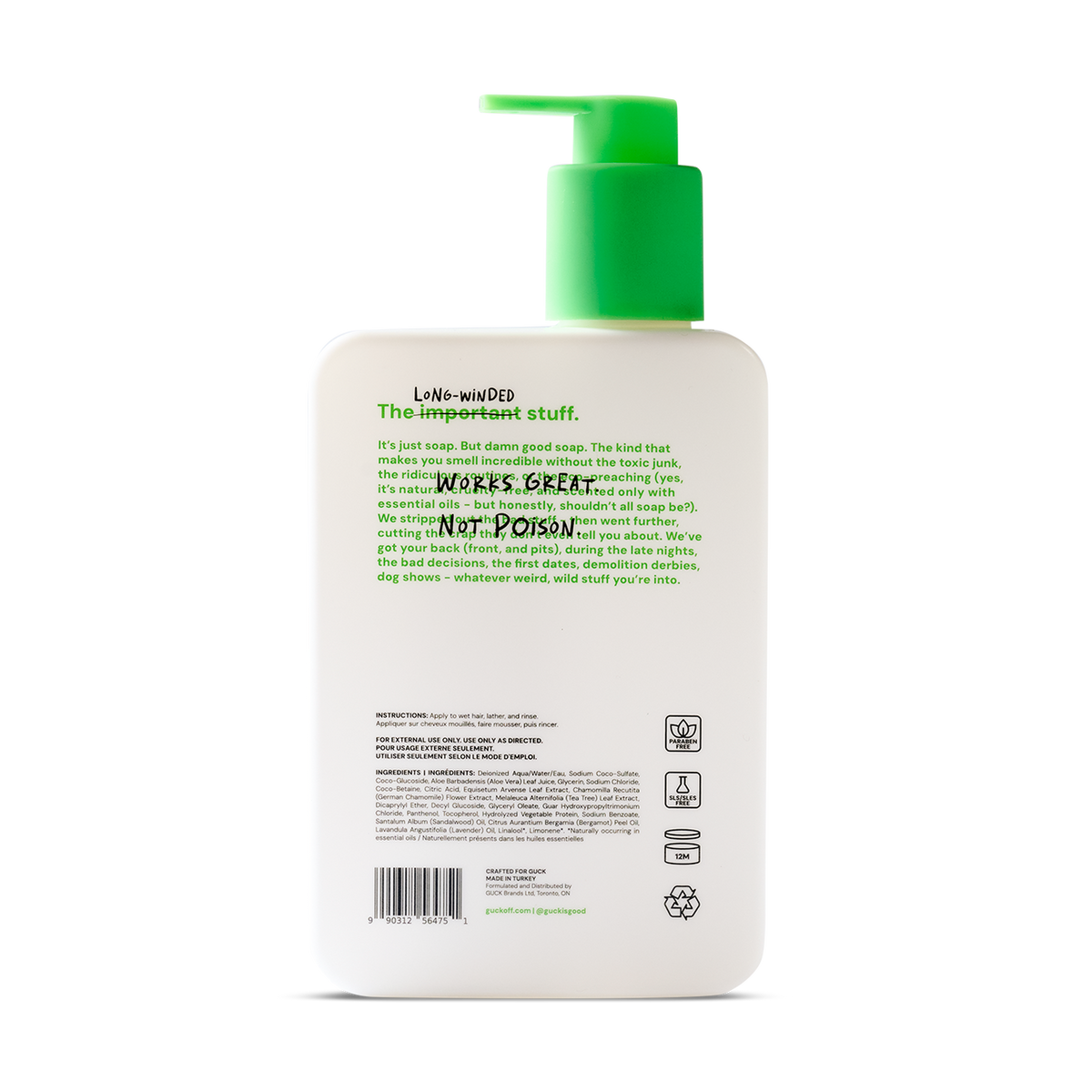 Guck Shampoo - Sandalwood (400ml)