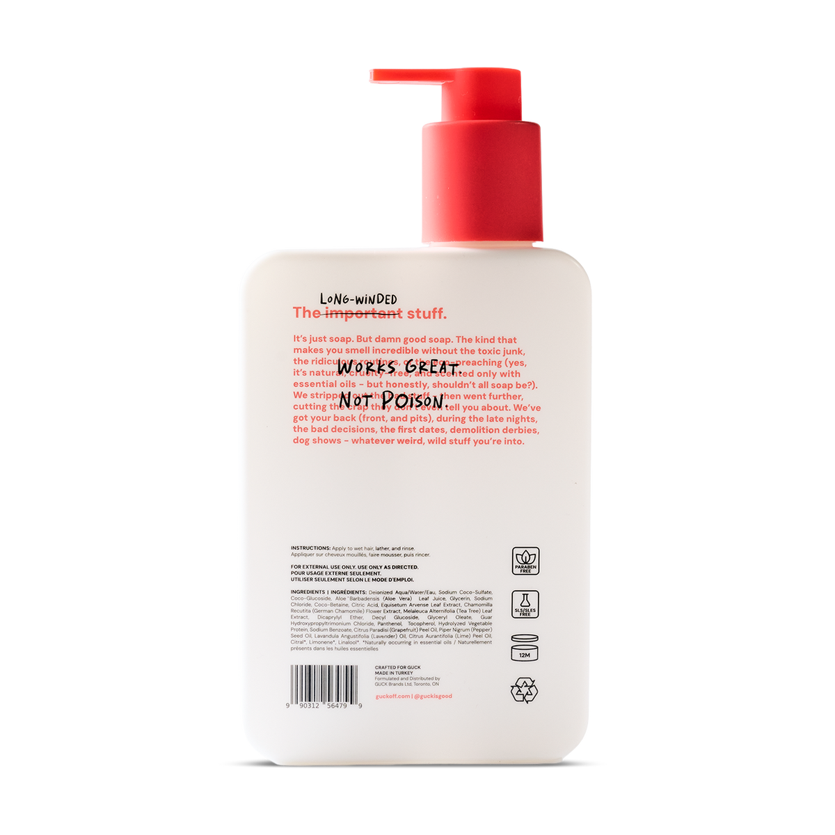 Guck Shampoo - Grapefruit (400ml)
