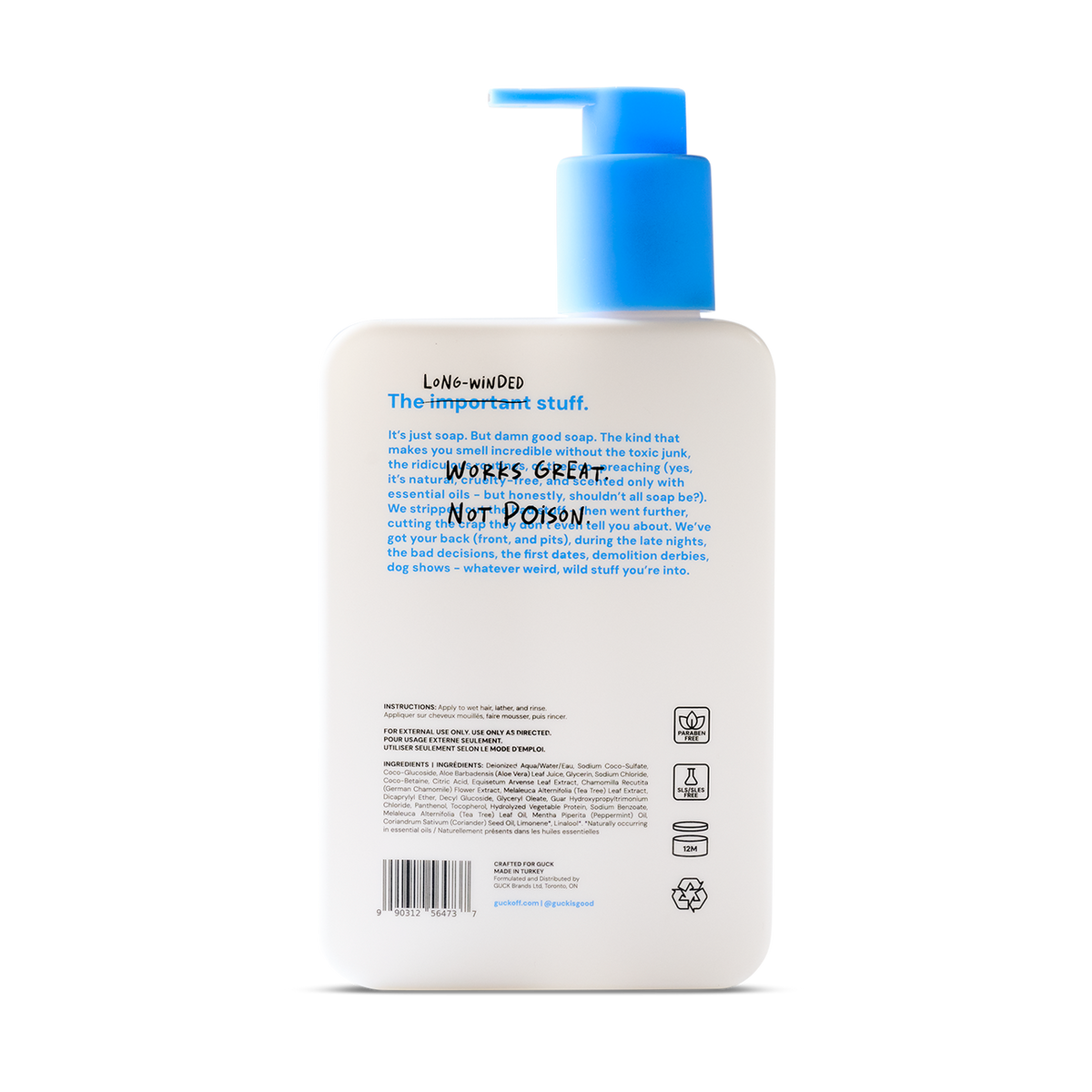 Guck Shampoo - Peppermint (400ml)