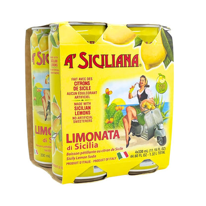 A'Siciliana Limonata (4 x 330ml) - Lifestyle Markets