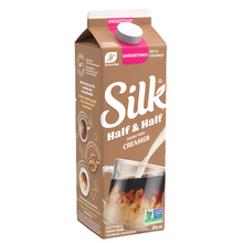 Silk Half & Half creamer carton on a white background
