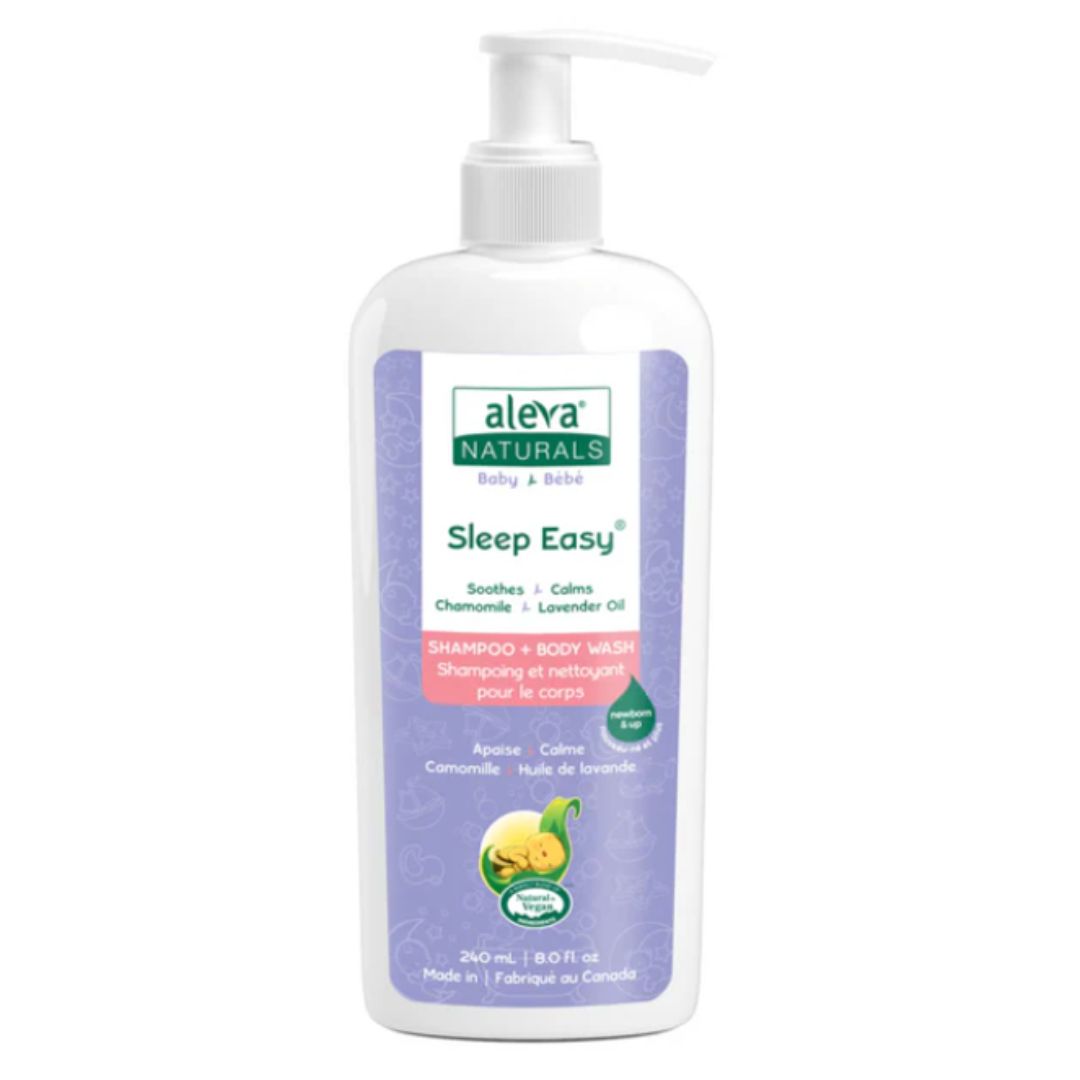 Aleva Naturals Baby Sleep Easy Shampoo + Body Wash (240ml) - Lifestyle Markets