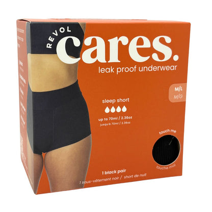 Revol Cares Reusable Leakproof Sleep Short - Lifestyle Markets