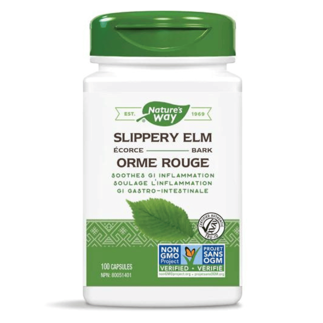 Nature's Way Slippery Elm Bark (100 Caps) - Lifestyle Markets