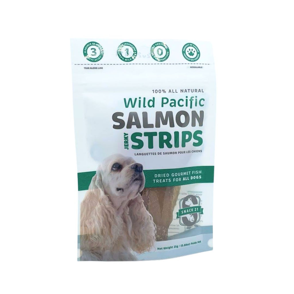 Snack 21 Salmon Strips for Dogs (25g)