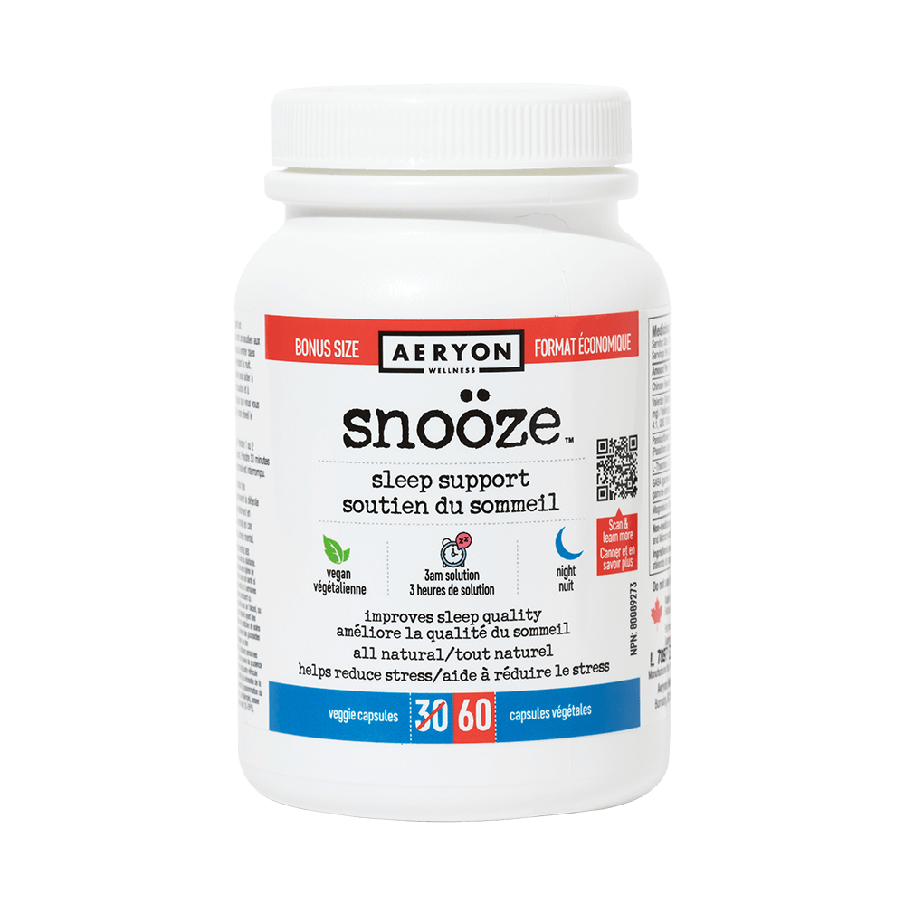 Aeryon Wellness Snooze Sleep Support (60 VCaps) - Lifestyle Markets
