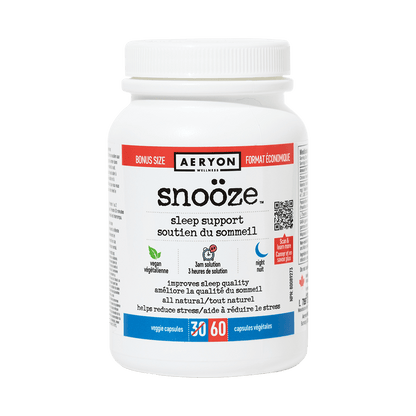 Aeryon Wellness Snooze Sleep Support (60 VCaps) - Lifestyle Markets