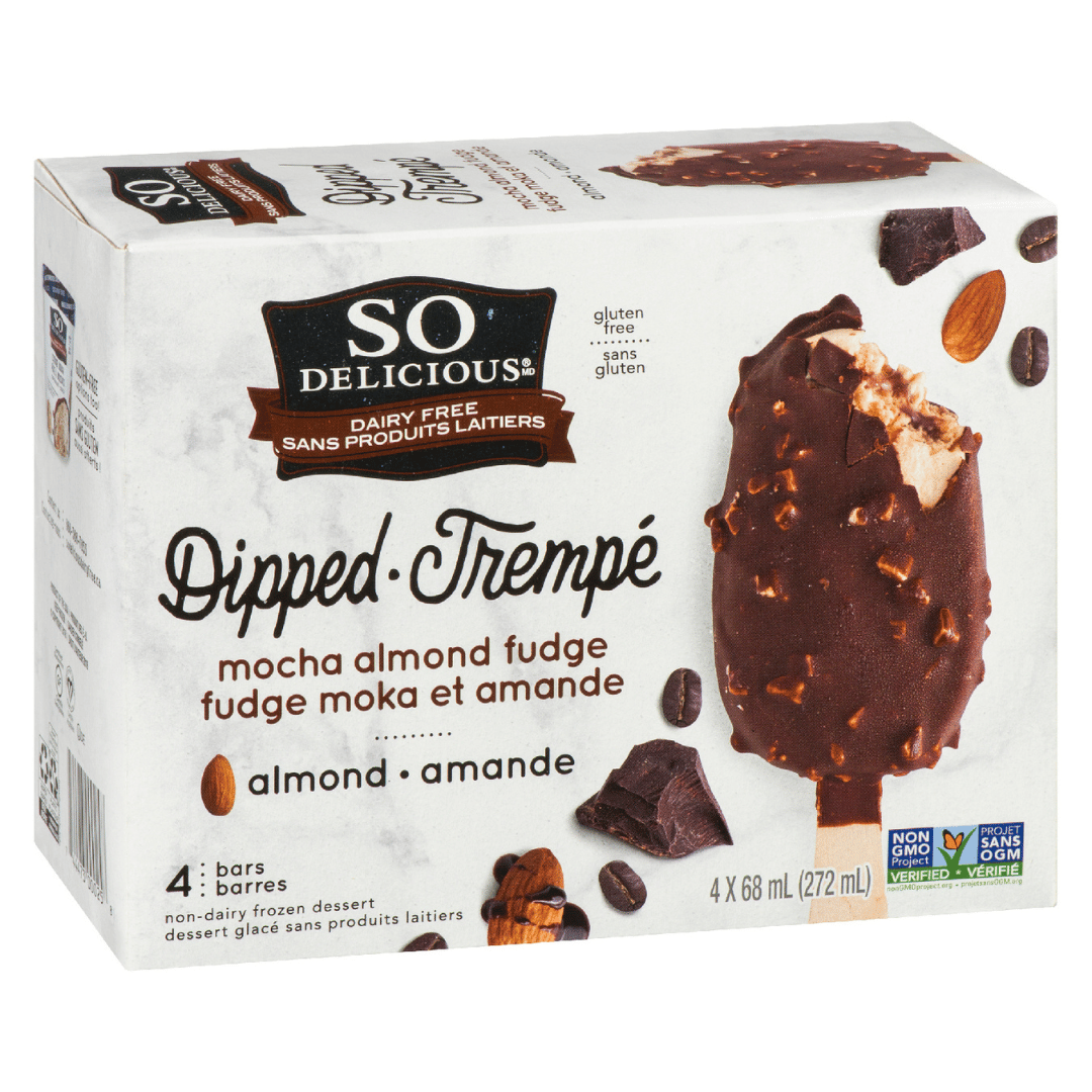 So Delicious Almondmilk Bar - Mocha (4 bars) - Lifestyle Markets