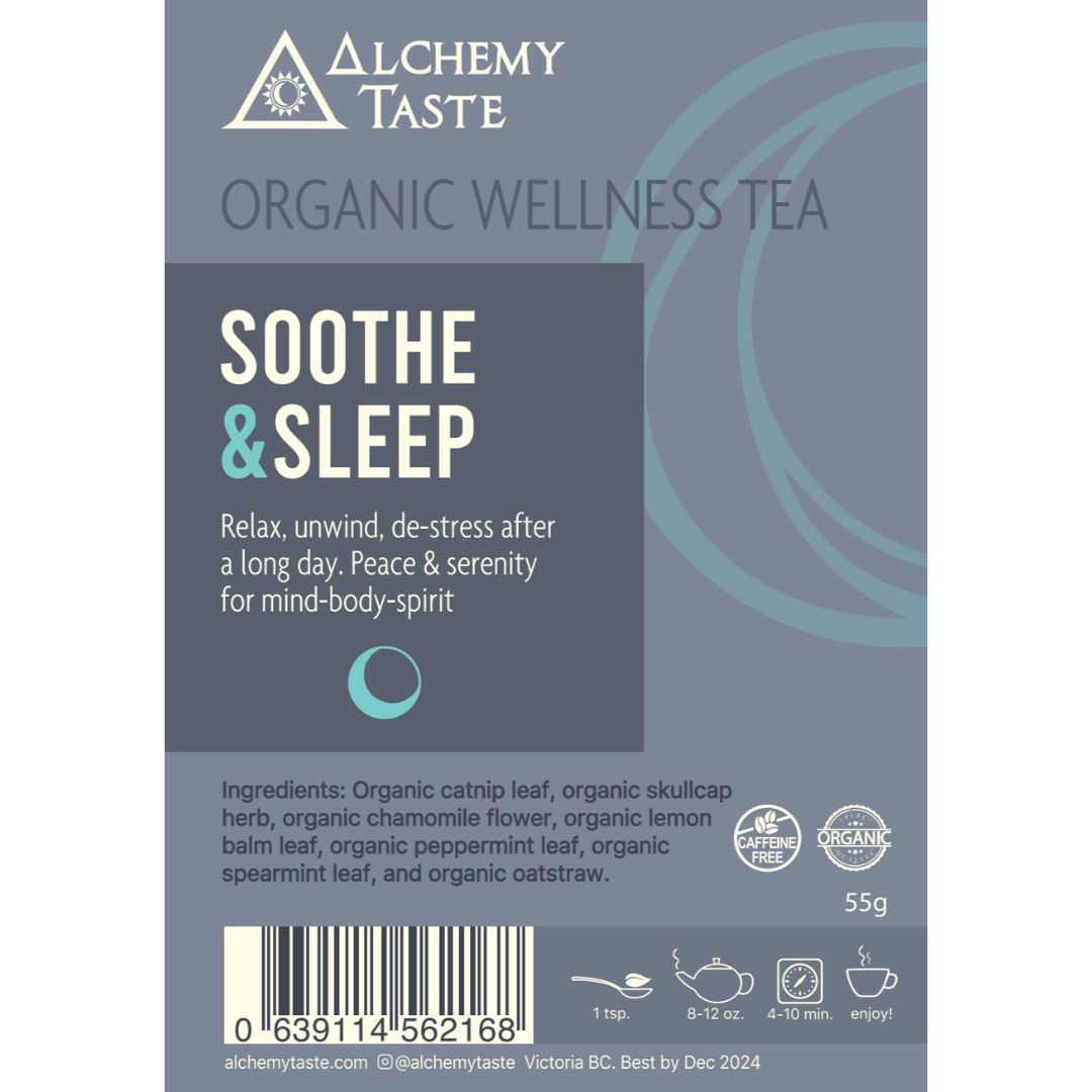 Alchemy Taste Soothe & Sleep Tea (55g) - Lifestyle Markets