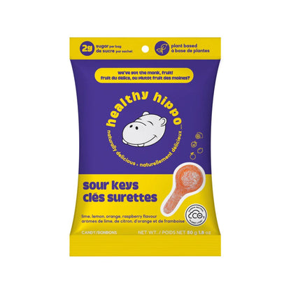Healthy Hippo Gummies - Sour Keys (50g) - Lifestyle Markets