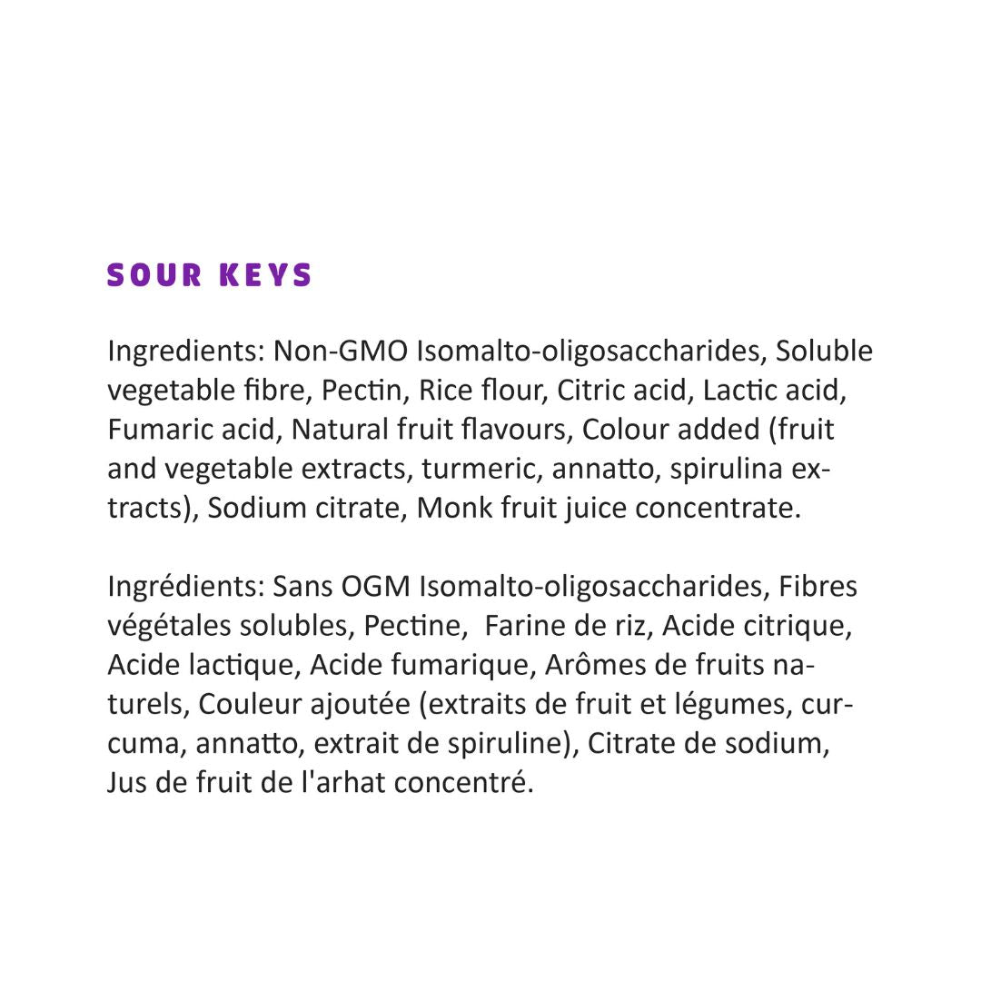 Healthy Hippo Gummies - Sour Keys (50g) - Lifestyle Markets
