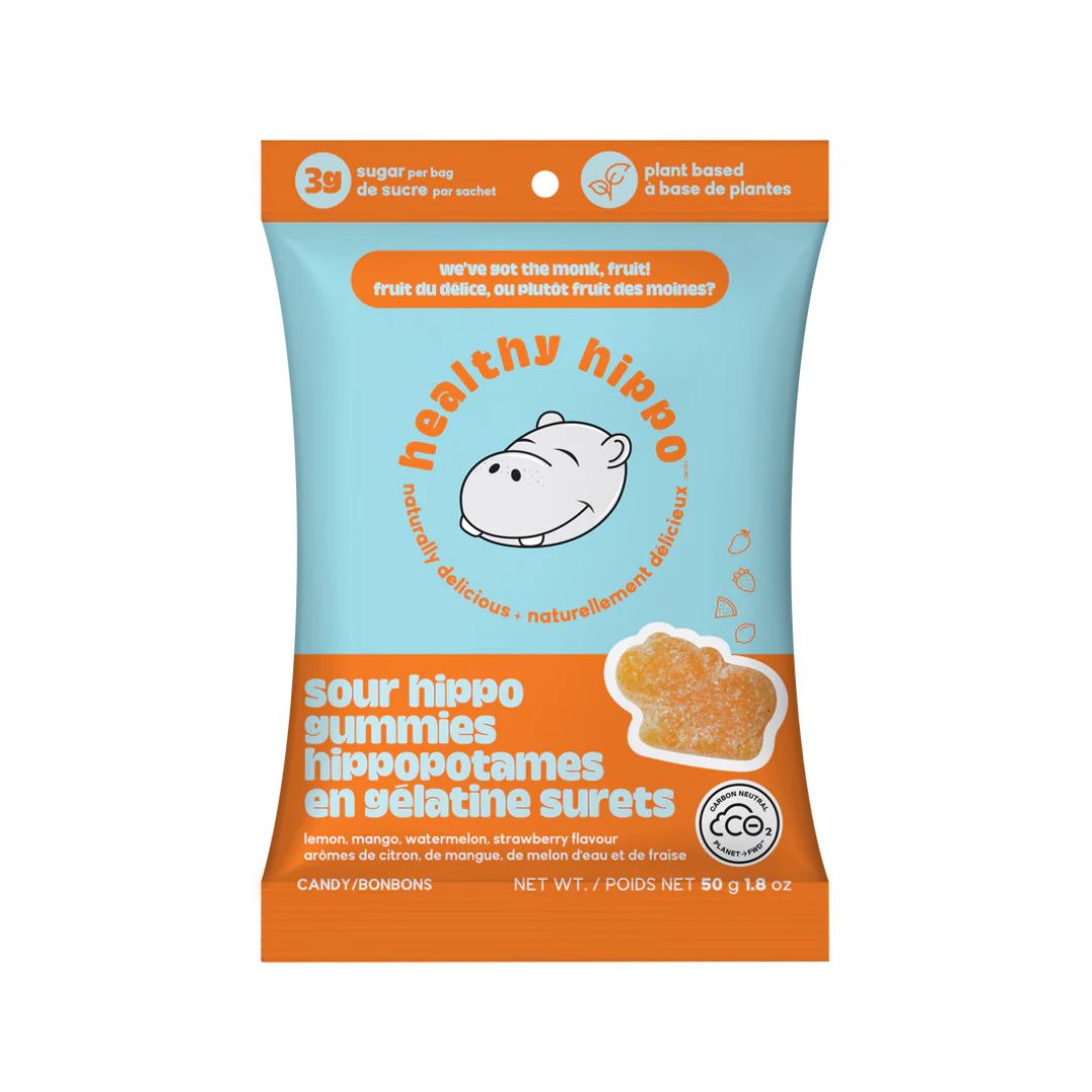 Healthy Hippo Gummies - Sour (50g) - Lifestyle Markets