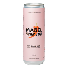 Mabel Bremming spicy ginger beer can on a white background