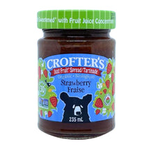 Crofter's Organic Just Fruit Spread - Strawberry (235ml) - Lifestyle Markets