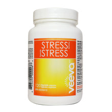 Veeva Stress supplement bottle on a white background