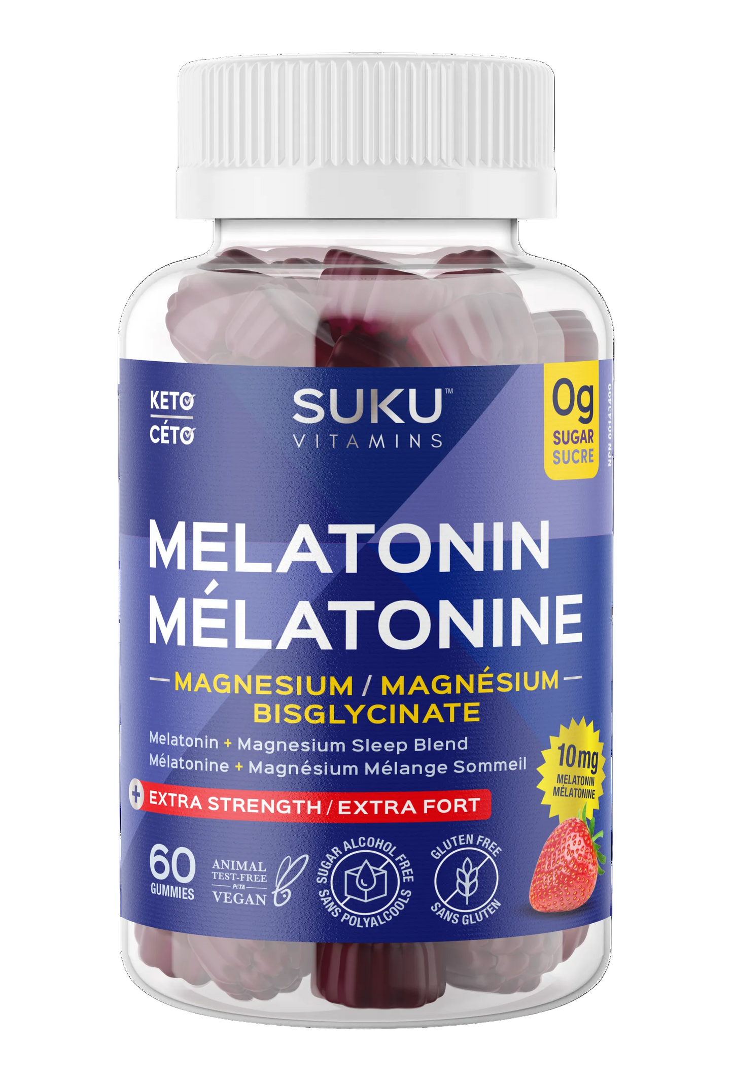 Suku Melatonin Magnesium (60 Gummies)