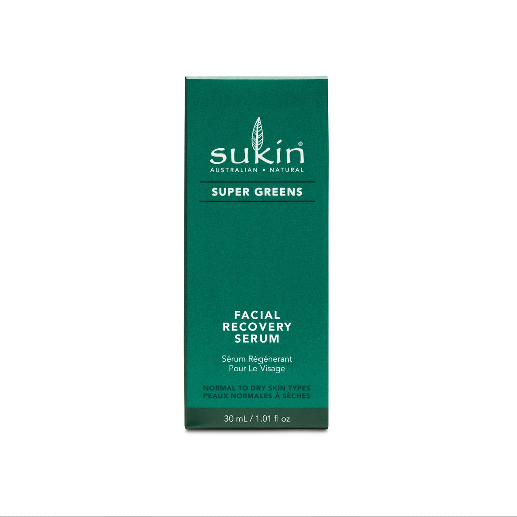 Sukin Super Greens Facial Recovery Serum (30ml)