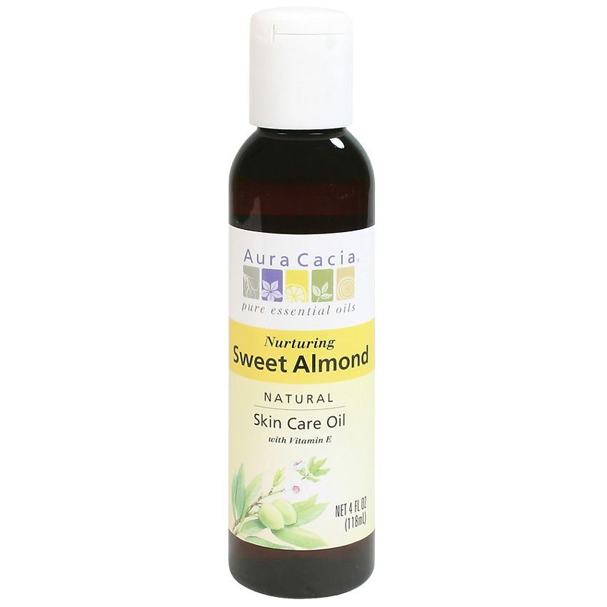 Aura Cacia Sweet Almond Oil (118ml) - Lifestyle Markets
