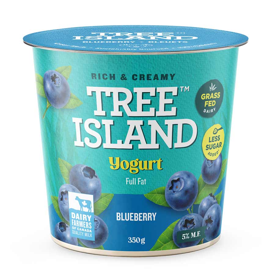 Tree Island Gourmet Yogurt - Blueberry (350g)