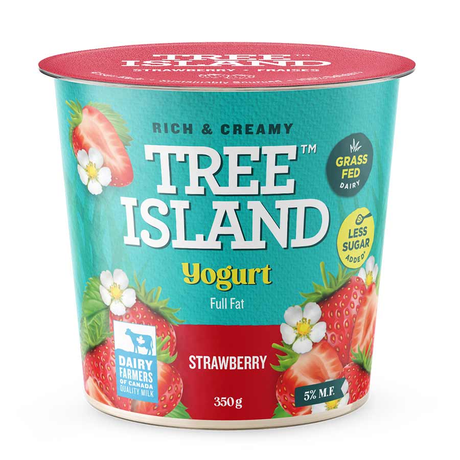 Tree Island Gourmet Yogurt - Pacific Strawberry (350g)