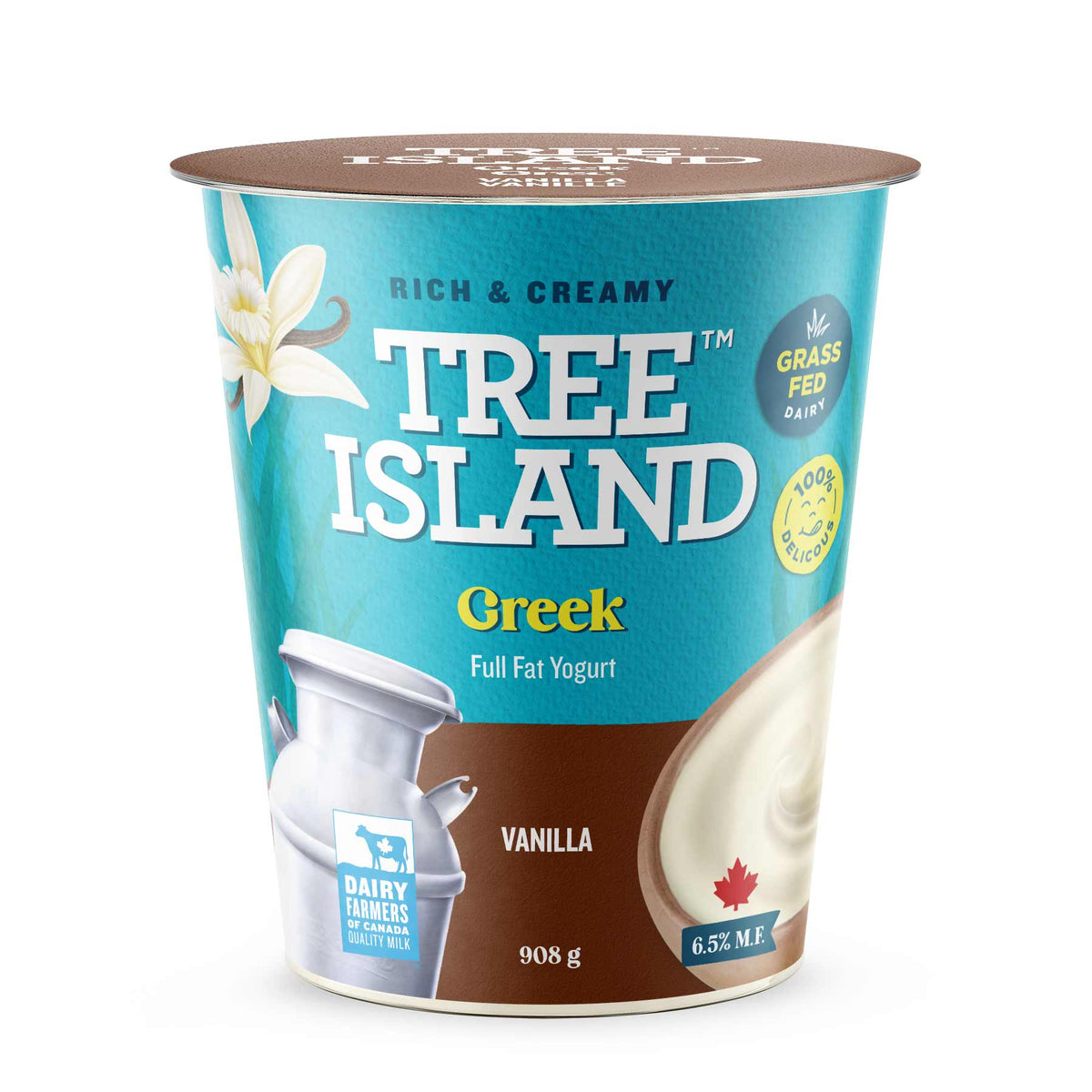 Tree Island Greek Yogurt - Vanilla (908 g)