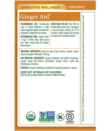 Traditional Medicinals Ginger Aid Tea (16 Bags)