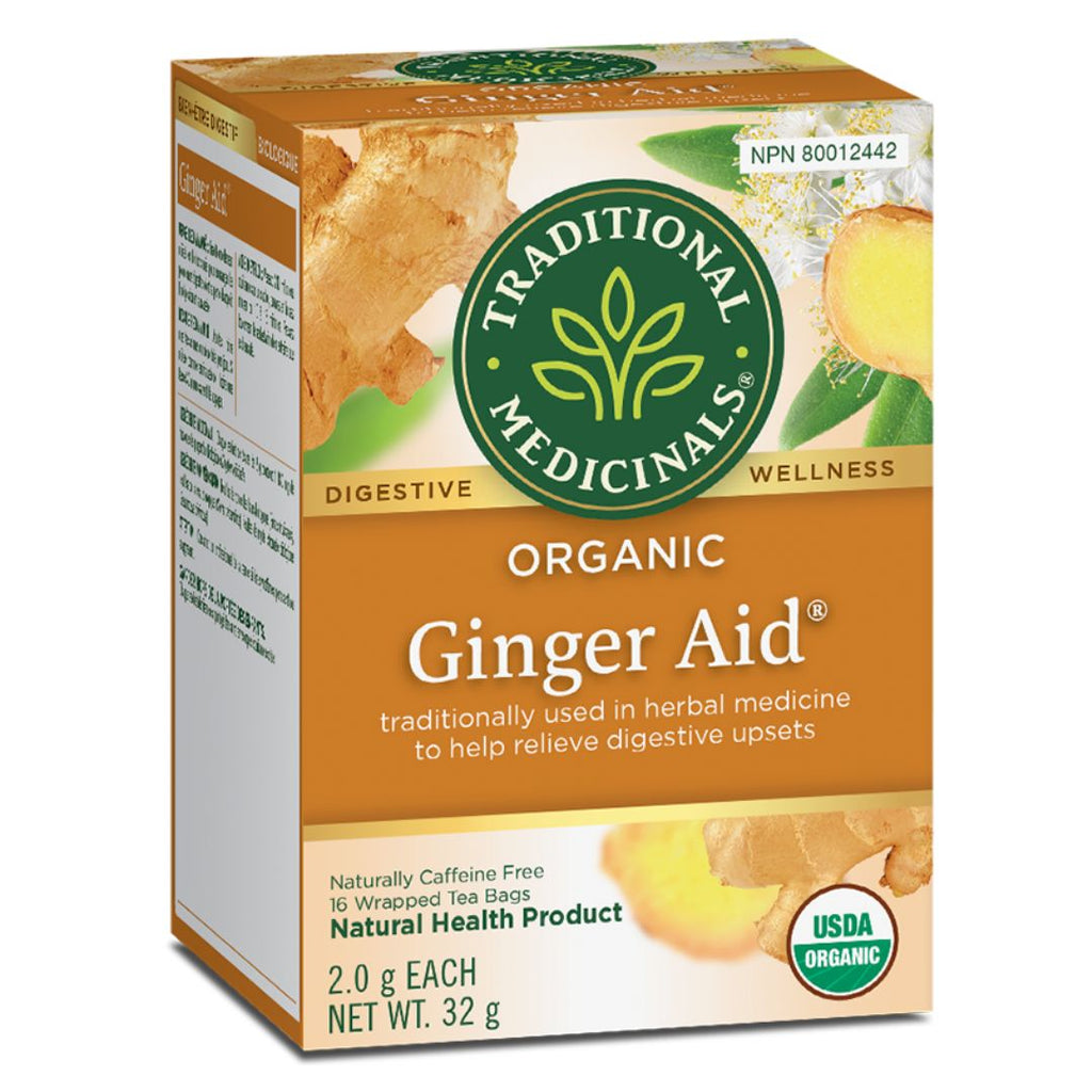 Traditional Medicinals Ginger Aid Tea (16 Bags)