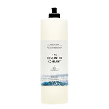 Dish soap bottle from 'The Unscented Company' on a white background