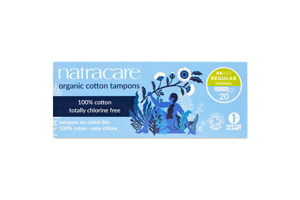 Natracare Regular Cotton Tampons (16 Count) - Lifestyle Markets