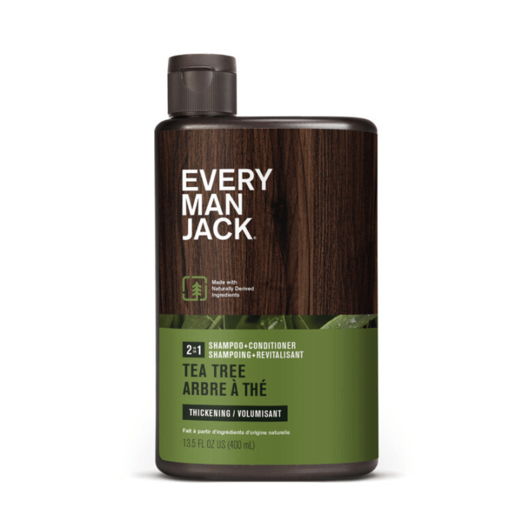Every Man Jack 2-In-1 Thickening Shampoo & Conditioner (400ml) - Lifestyle Markets