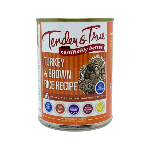 Tender & True Turkey & Brown Rice (374g) - Lifestyle Markets