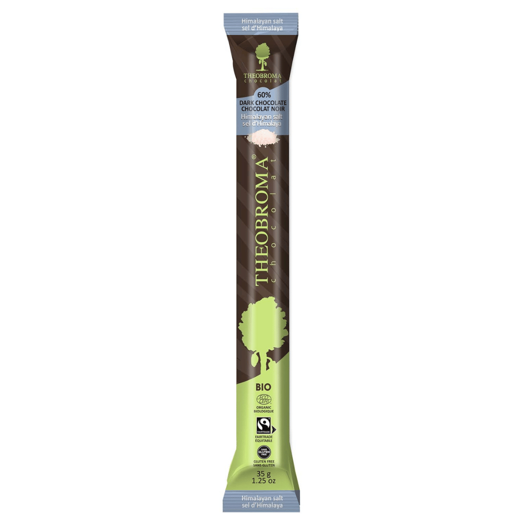 Theobroma Chocolat 60% Dark w/ Himalayan Salt (35g) - Lifestyle Markets