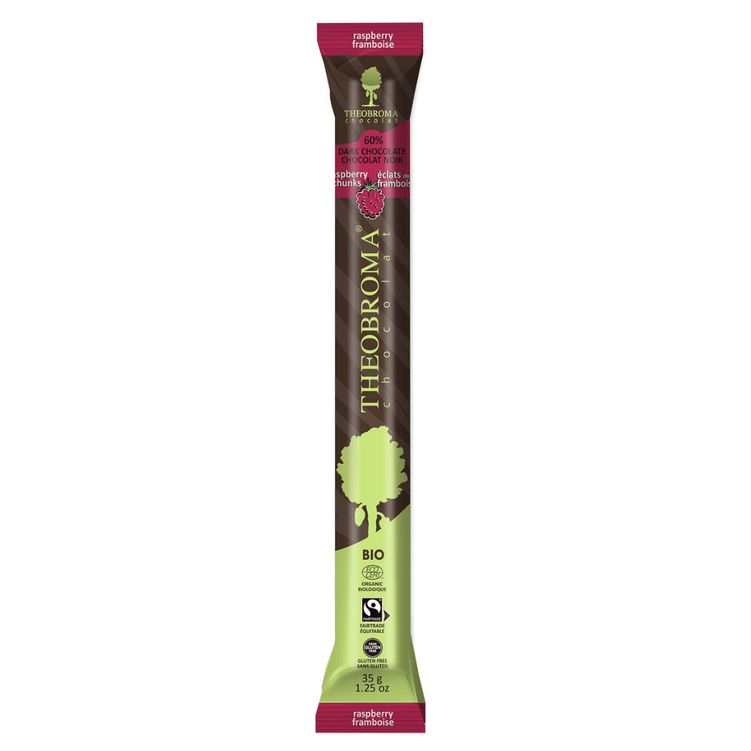 Theobroma Chocolat 60% Dark w/ Raspberry (35g) - Lifestyle Markets