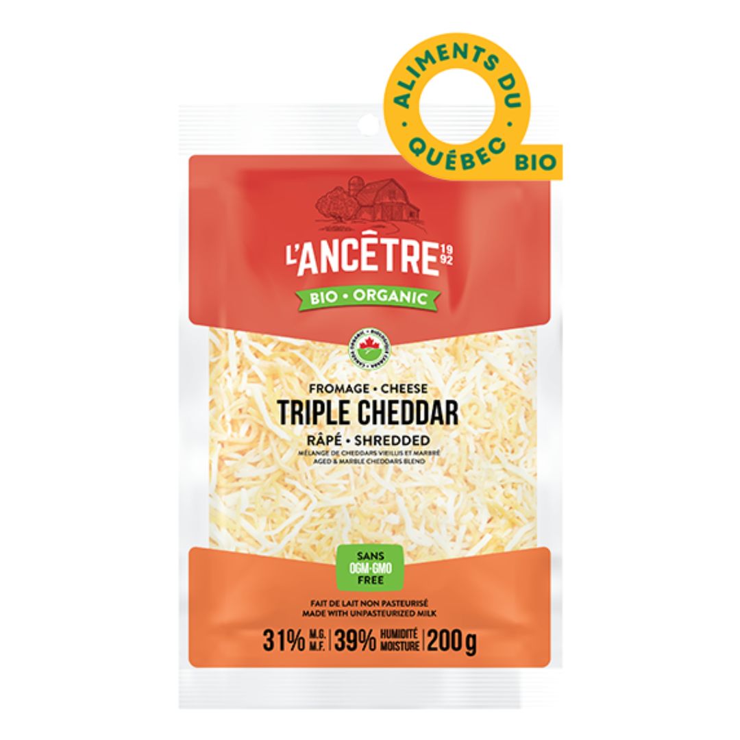L'Ancetre Triple Cheddar Shredded (200g)