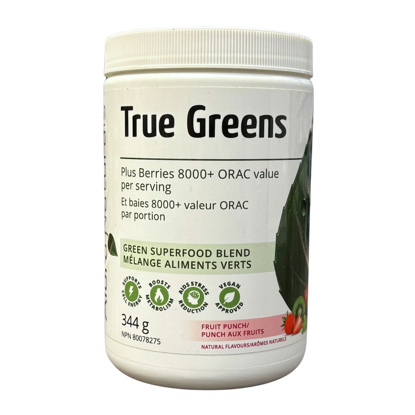 Alora Naturals True Greens - Fruit Punch (344g)