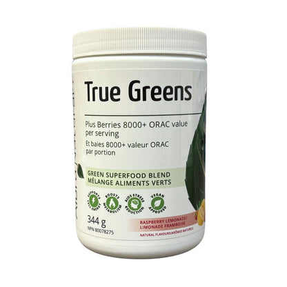 Alora Naturals True Greens - Raspberry Lemonade (344g)