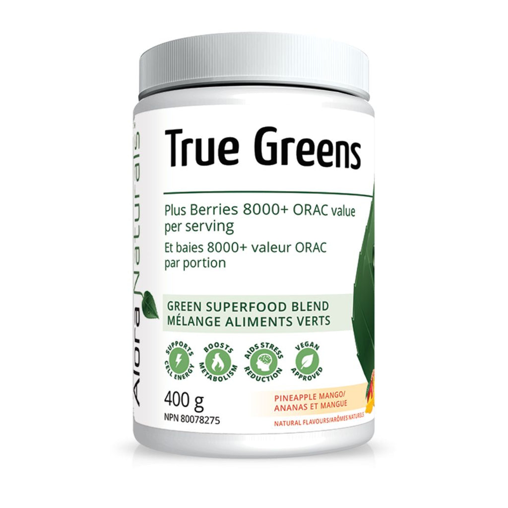 Alora Naturals True Greens - Pineapple Mango (400g)