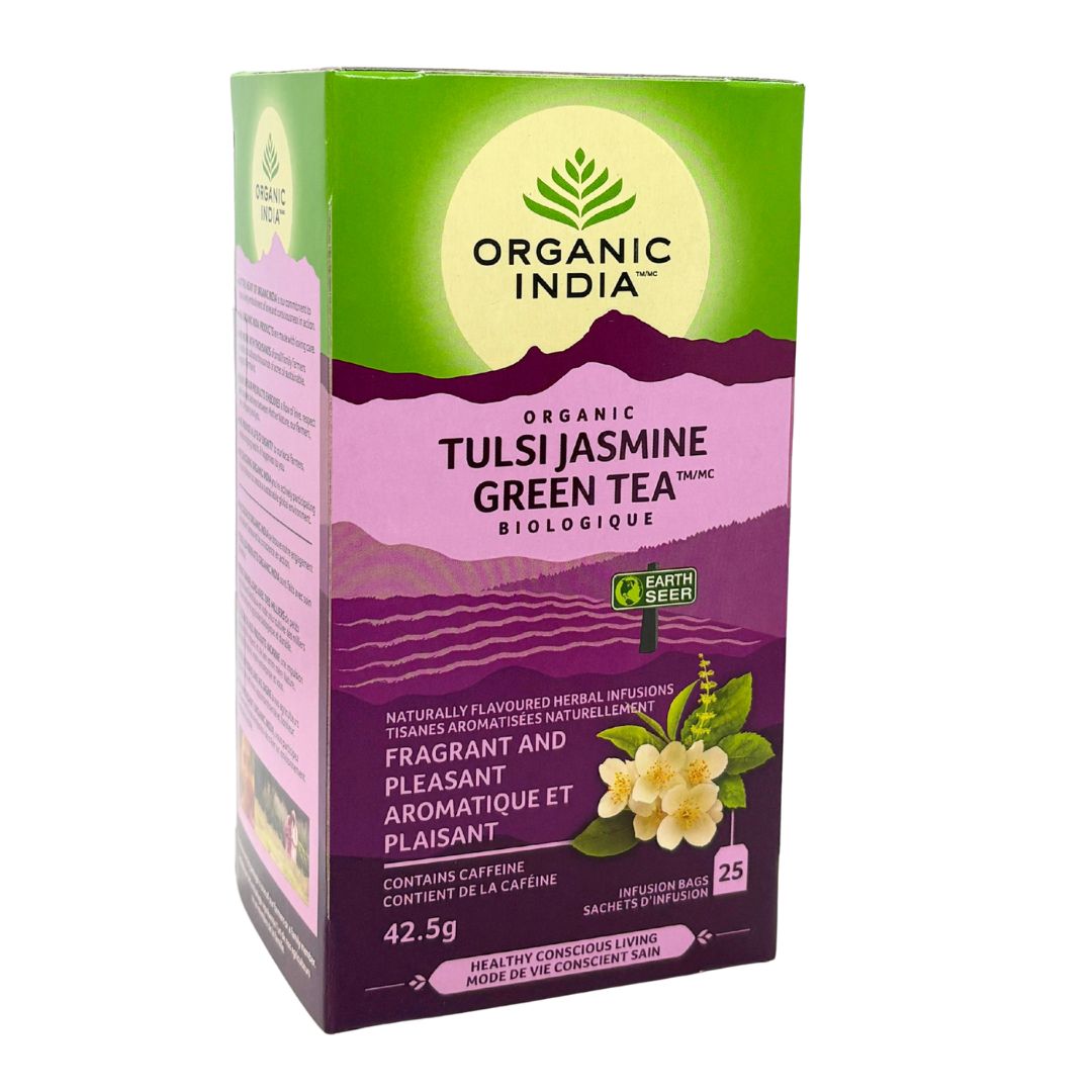 Organic India Tulsi Jasmine Green Tea (25 ct)