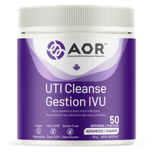 AOR UTI Cleanse Gestion IVU supplement container on a white background